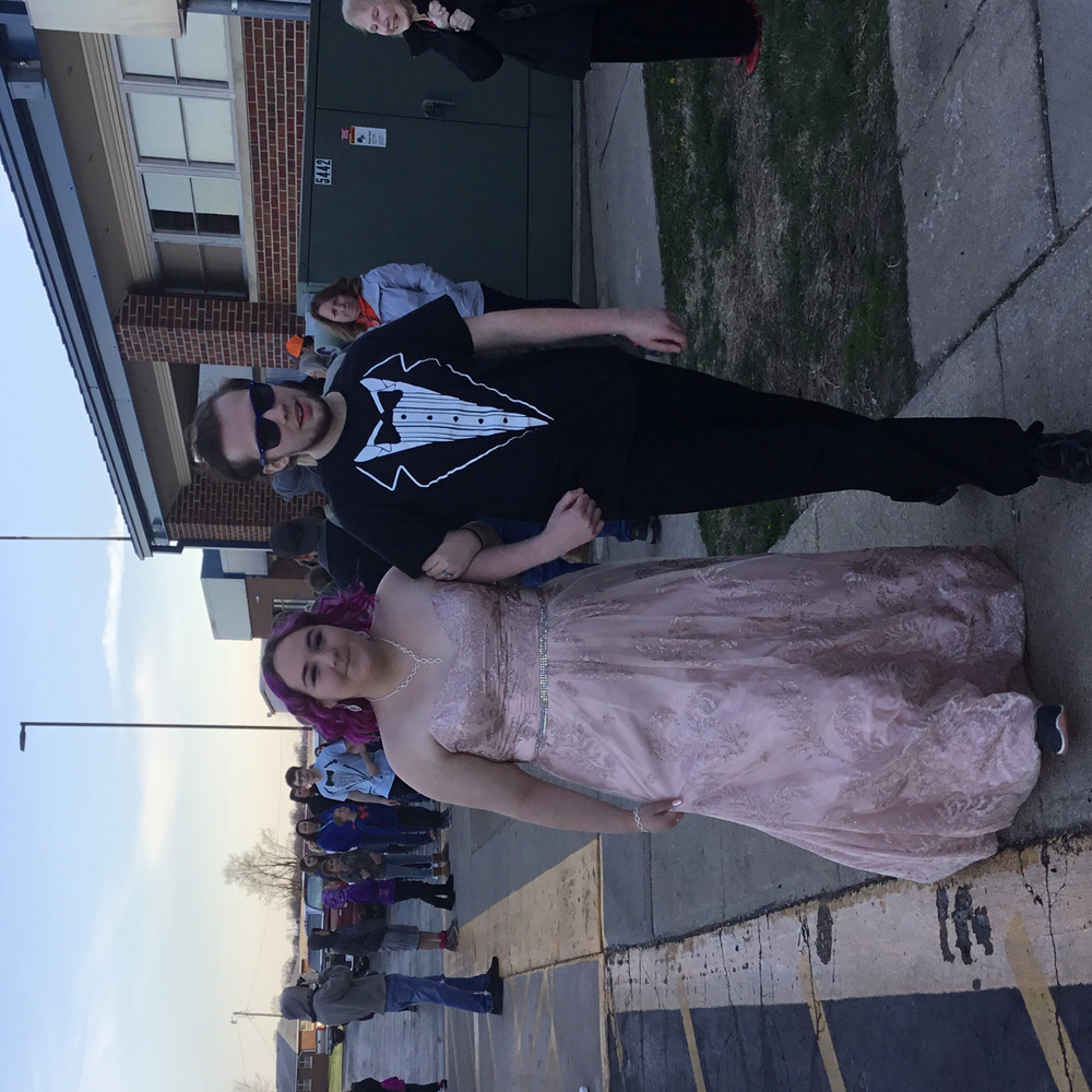 Caitlin Maxwell escorted by Koby Anderson