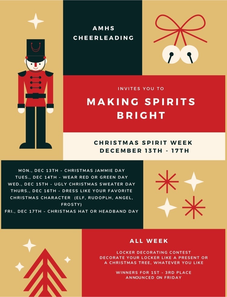 spirit week flyer